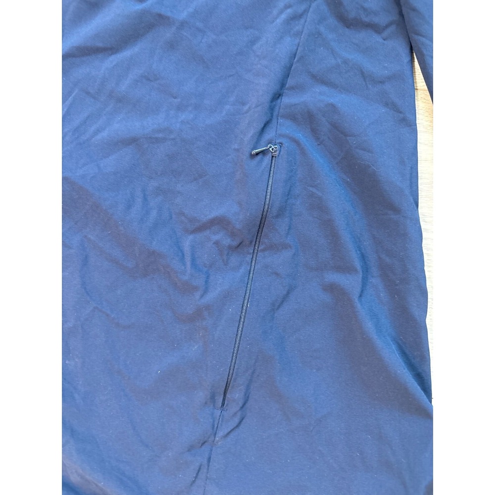 Outdoor Voices Jacket Mens Large Windbreaker Full Zip Hooded Spandex Blue View 5